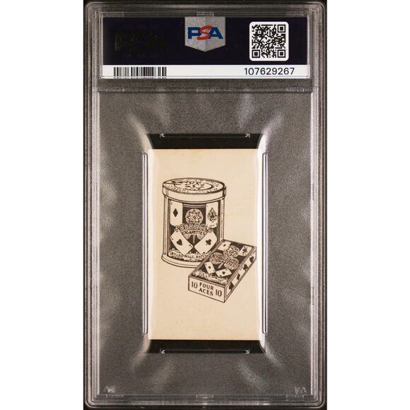 1926 W.D. & H.O. Rudolph Valentino PSA 6 Four Aces Stars of Cinema Tobacco Card - Picture 3 of 4